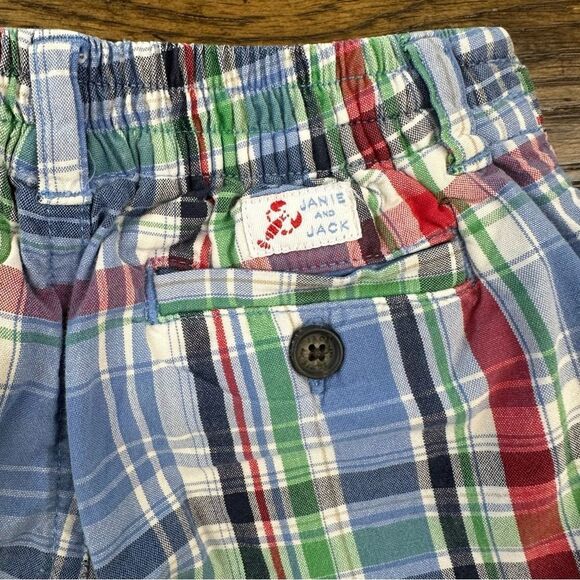 Janie and Jack Summer Social Plaid Shorts - Picture 3 of 5